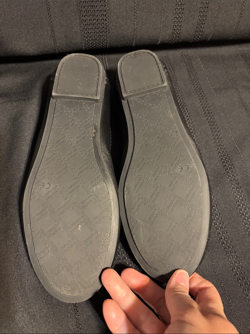 Vionic Black Leather Ballet Flats Size 7.5 - Picture 5 of 5